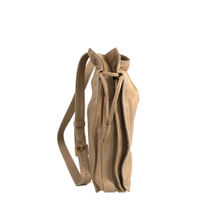 LOEWE Anagram Drawstring Shoulder bag Beige Vintage ifsxih