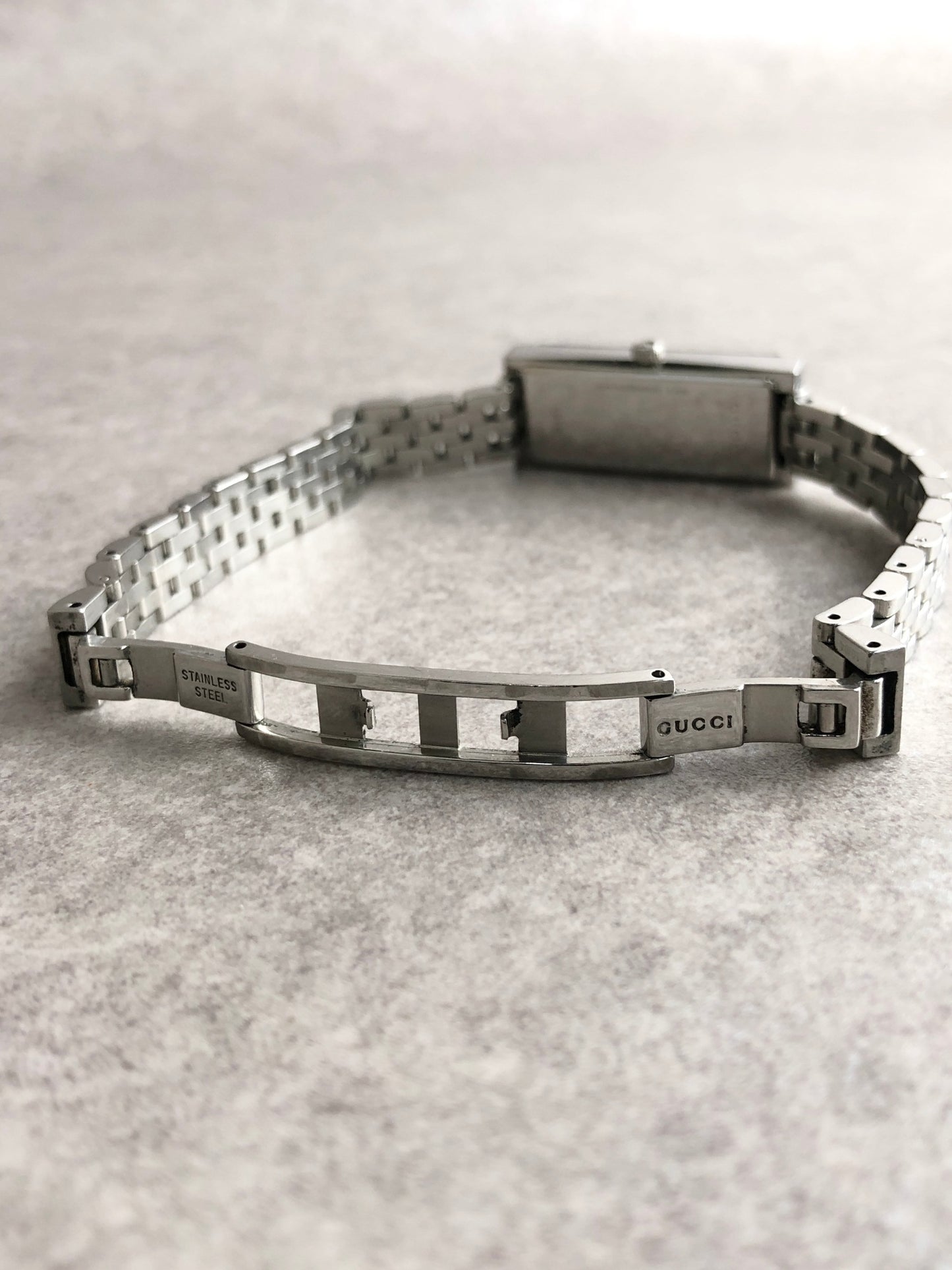 GUCCI Watch Silver 127.5 Vintage inj62x