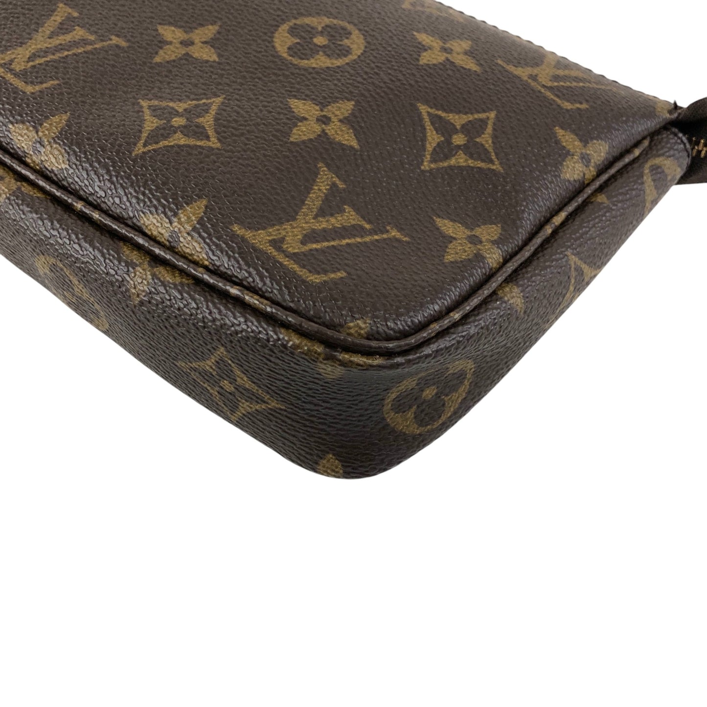 LOUIS VUITTON Monogram Small Shoulder bag Brown Vintage mmy3za