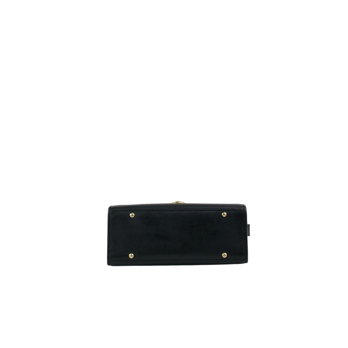CELINE Circle Logo Shoulder bag Black Vintage eefby6