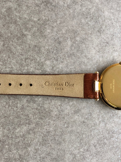 Christian Dior Watch Brown 3006 Vintage kkbdfr