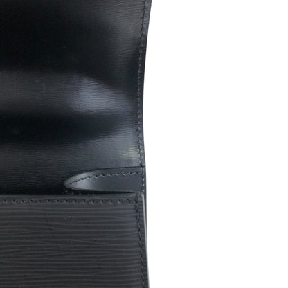LOUIS VUITTON Epi Turn Lock Handbag Black Vintage u8cniv