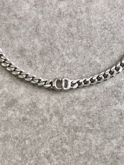 Christian Dior CD Logo Bracelet Silver Vintage isyvk5