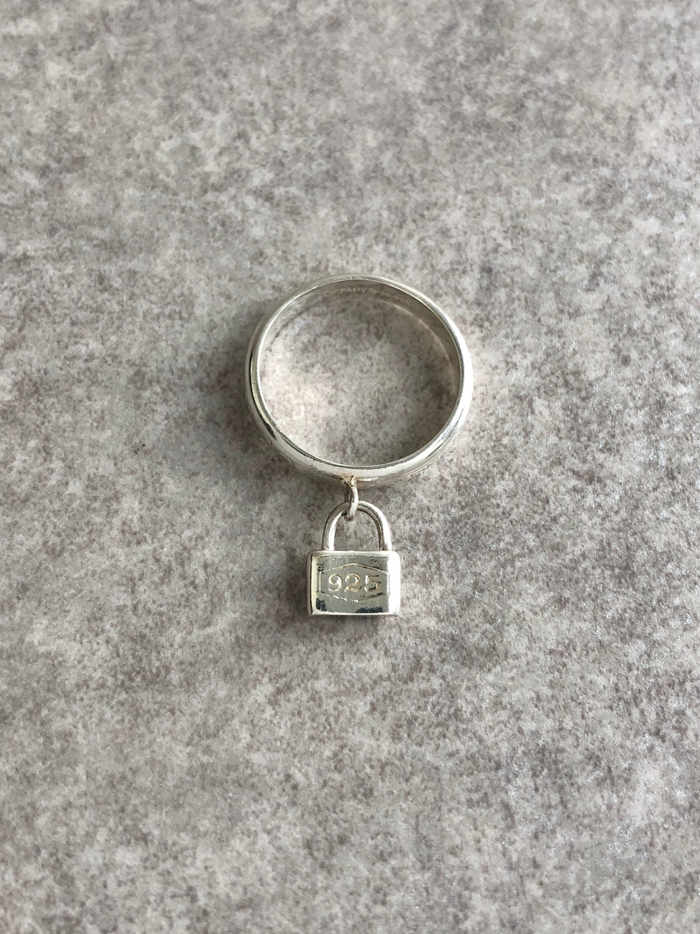 Tiffany & Co. SILVER925 Ring Silver Vintage gf85wk