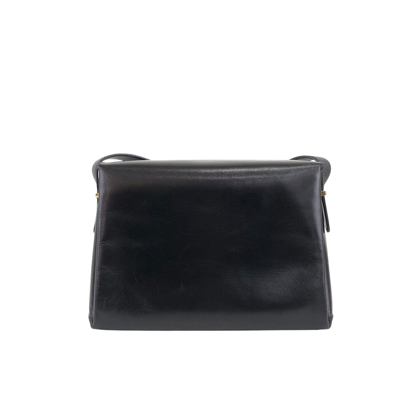 CELINE Blason Shoulder bag Black Vintage jvmcjz