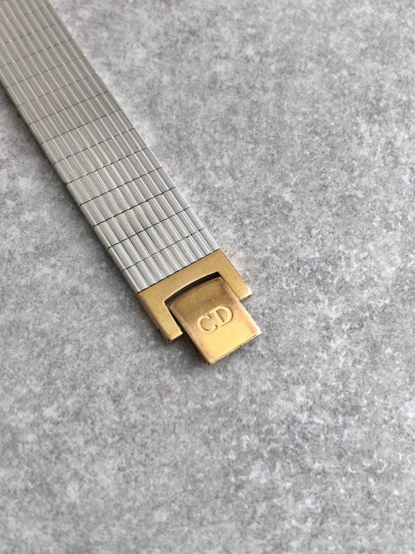 Christian Dior Quartz Watch Silver 3026 Vintage 4epvim