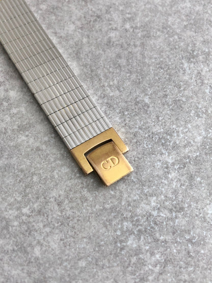 Christian Dior Quartz Watch Silver 3026 Vintage 4epvim