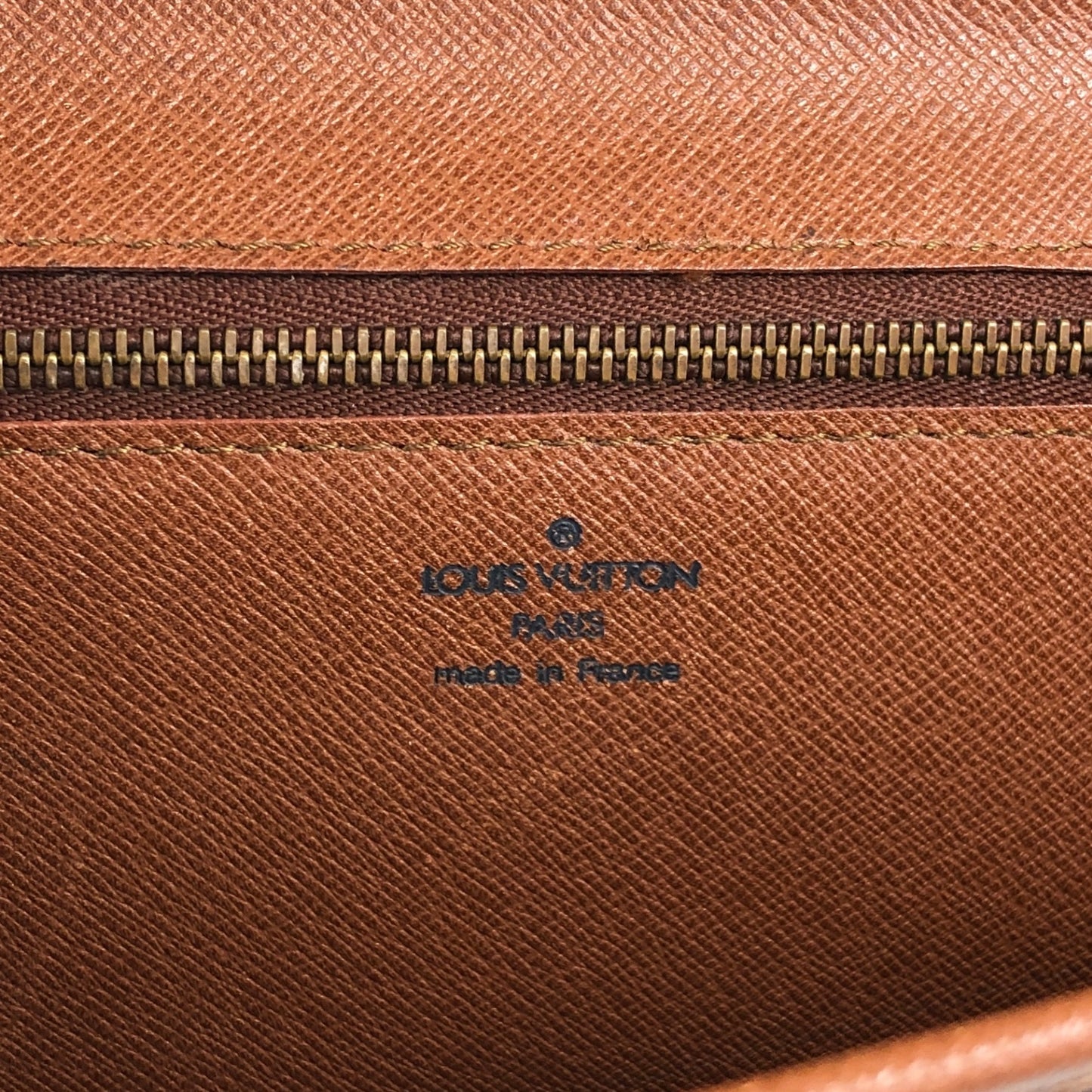 LOUIS VUITTON Monogram Shoulder bag Brown Vintage yz6dcp