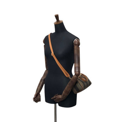 FENDI Pecan Two-way Small Boston bag Shoulder bag Brown Vintage bcu358