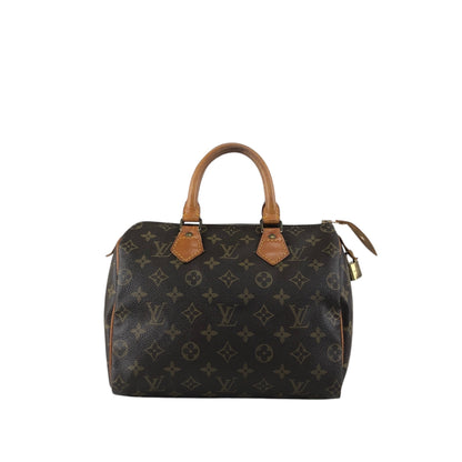 LOUIS VUITTON Monogram Small Boston bag Handbag Brown M41528 Vintage ddzcpj