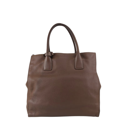 PRADA Triangle Logo Two-way Handbag Shoulder bag Brown Vintage eh2tjx
