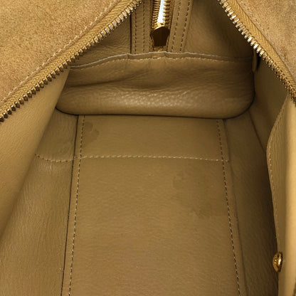 LOEWE Amazona28 Anagram Handbag Boston bag Beige Vintage gia6hg