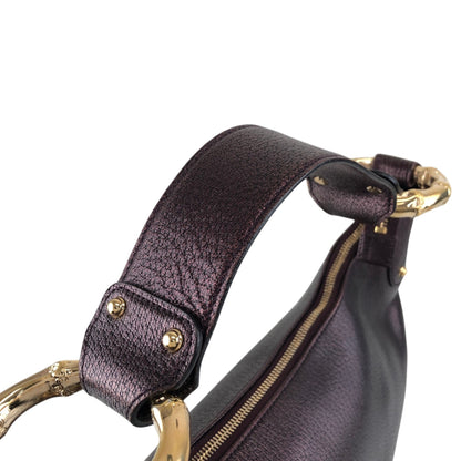 GUCCI Logo Shoulder bag Bordeaux Vintage wjm7n2