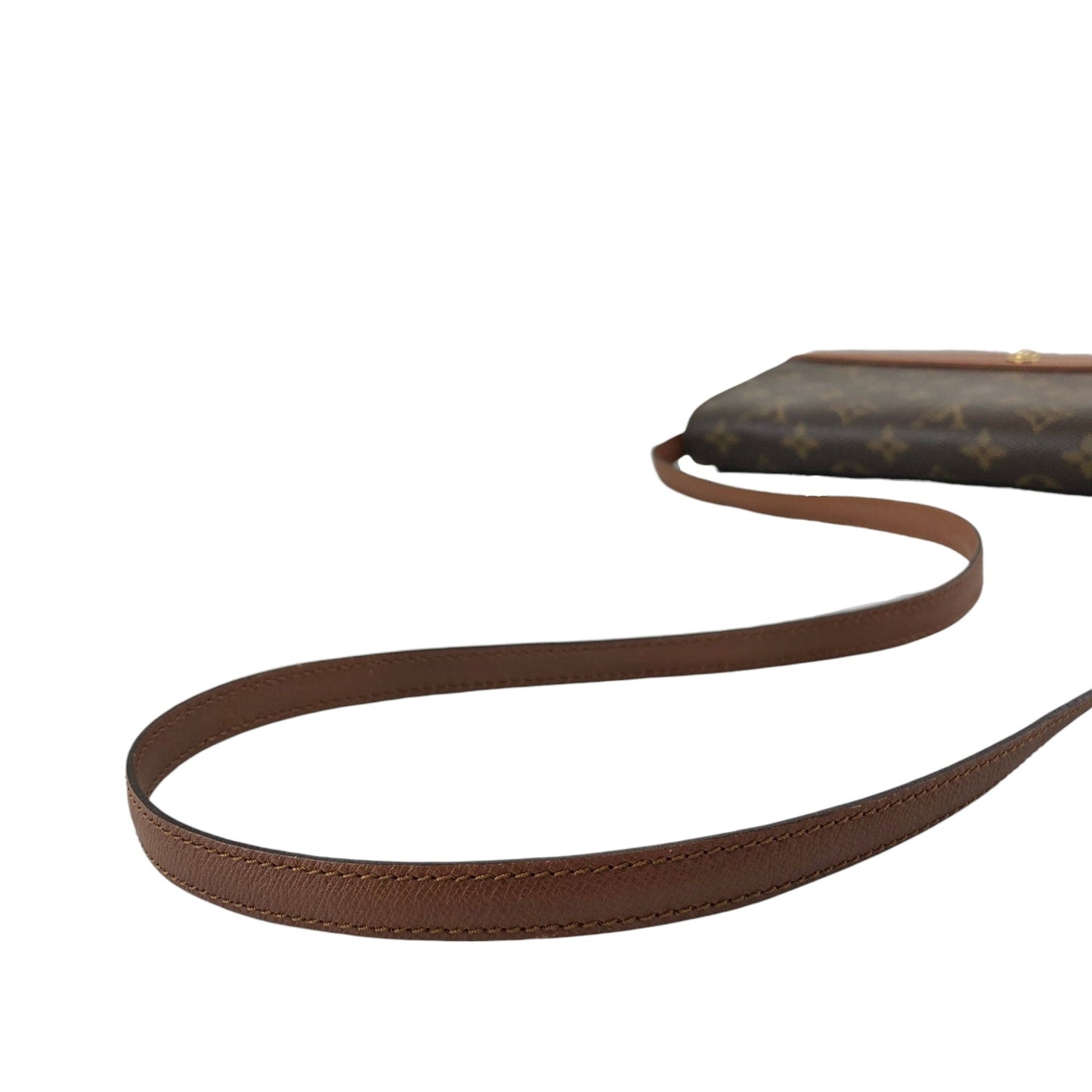 LOUIS VUITTON Monogram Shoulder bag Brown Vintage yz6dcp