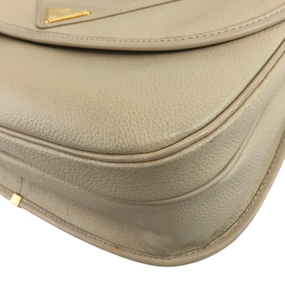 Yves Saint Laurent YSL 標誌單肩包白色復古 27p47c