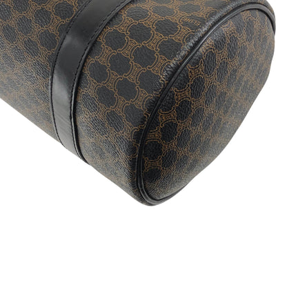 CELINE Macadam Blason Handbag Black Vintage yagsxr