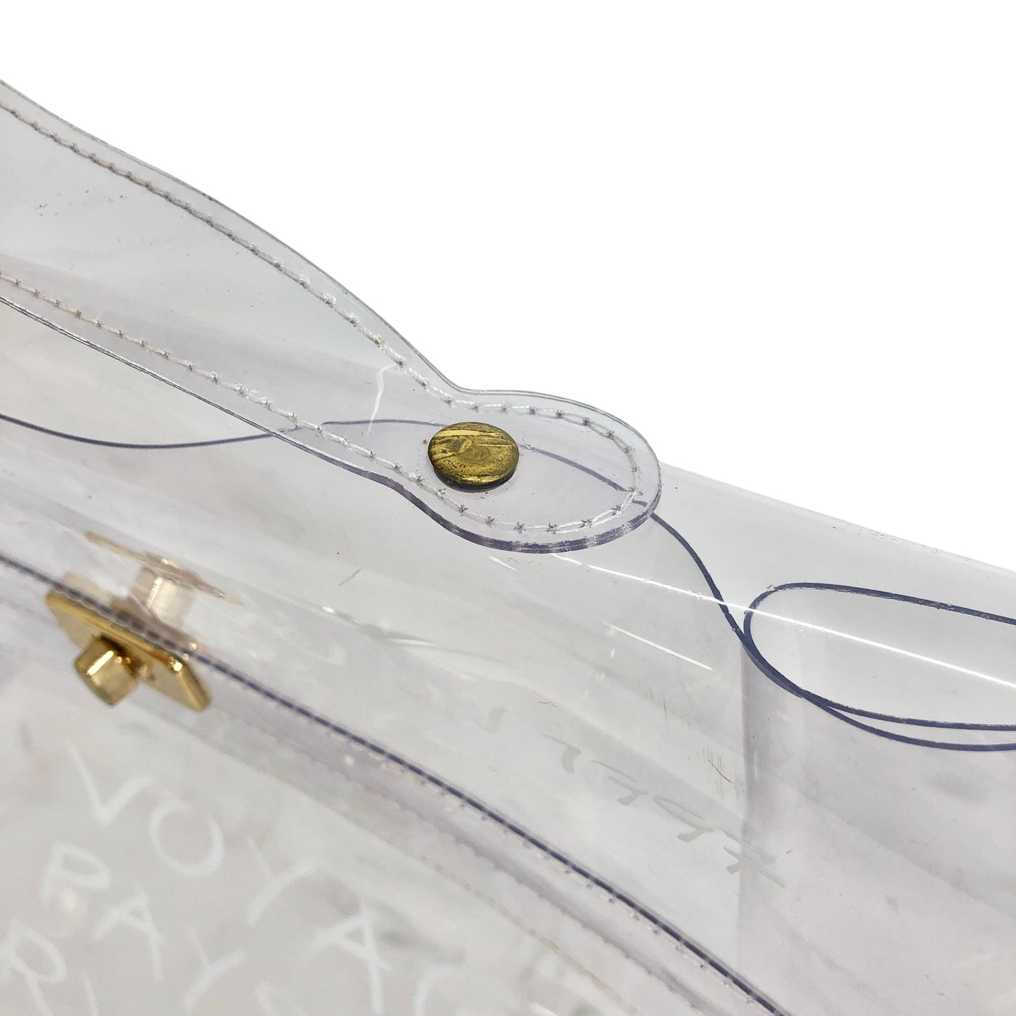 HERMES Handbag Clear Vintage 3a5dab