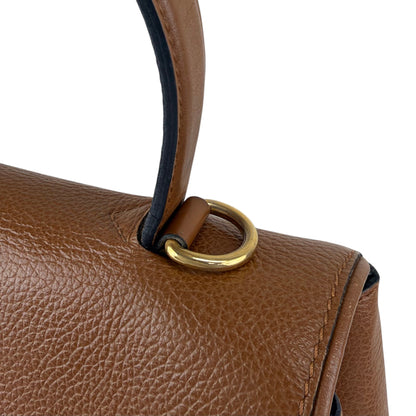 CELINE Toggle Clasp Two-way Handbag Shoulder bag Brown Vintage p67n53