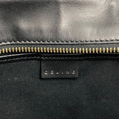CELINE Logo Embossed Handbag Black Vintage za7ghz
