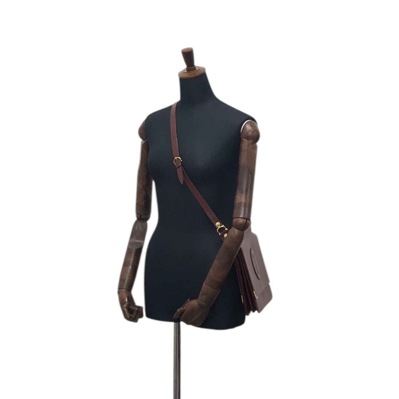 Cartier Flap Shoulder bag Bordeaux Vintage cnjkhe