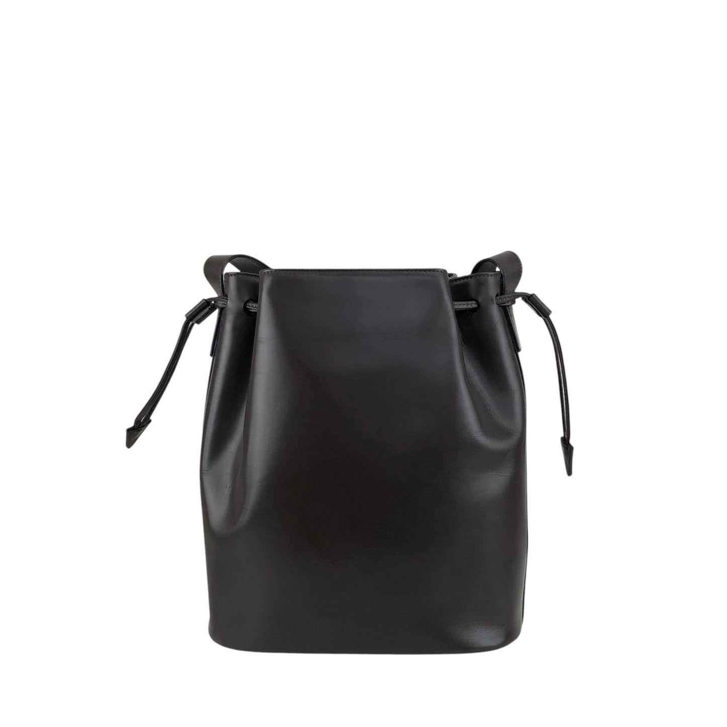CELINE Starball Drawstring Shoulder bag Brown Vintage 4nhtxx