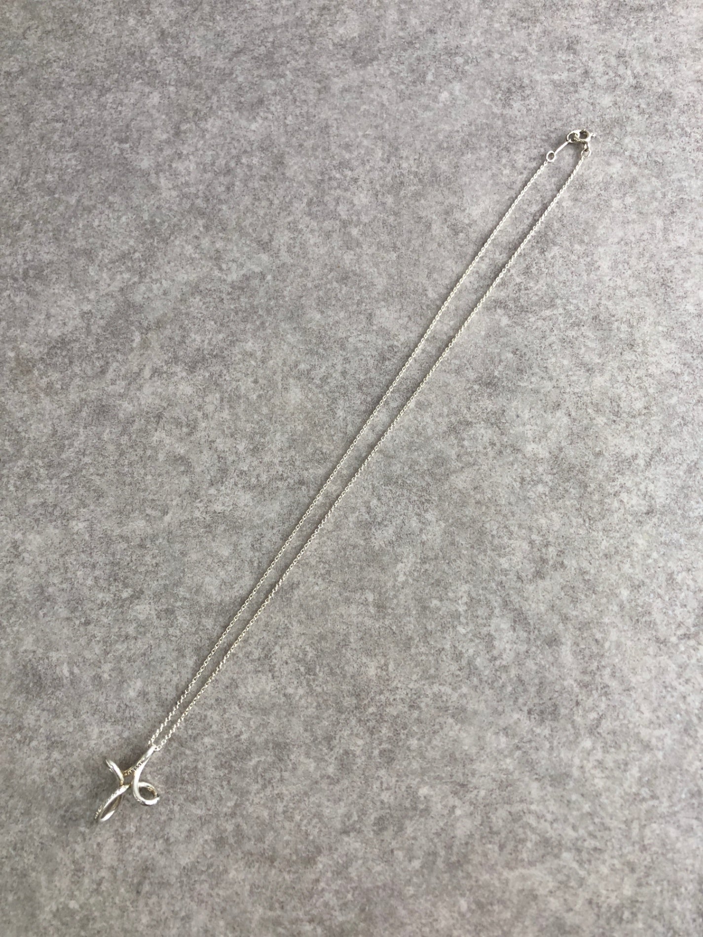 Tiffany & Co. SILVER925 Necklace Silver Vintage mdbwzi
