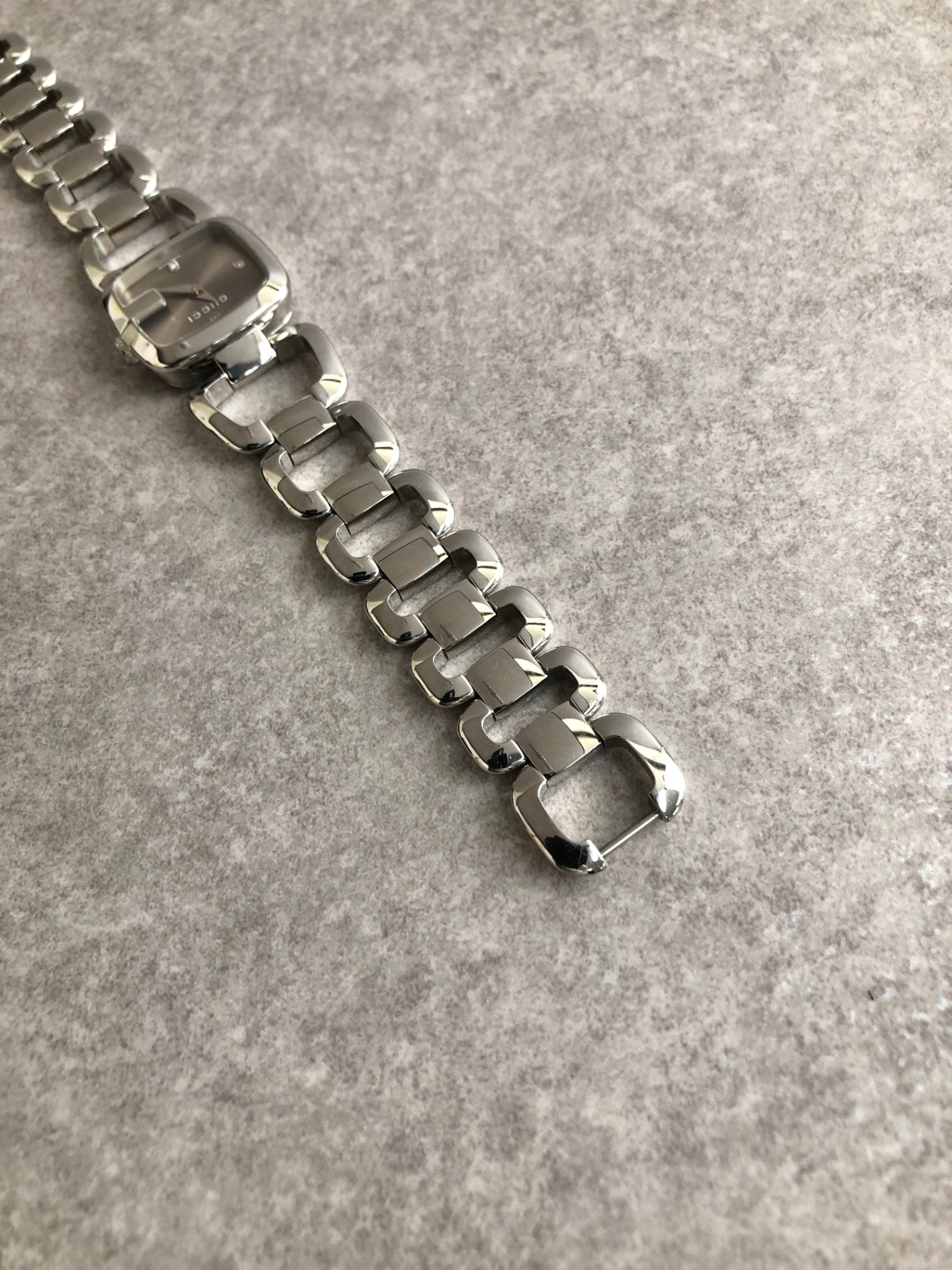 GUCCI Watch Silver Vintage 3xed2i