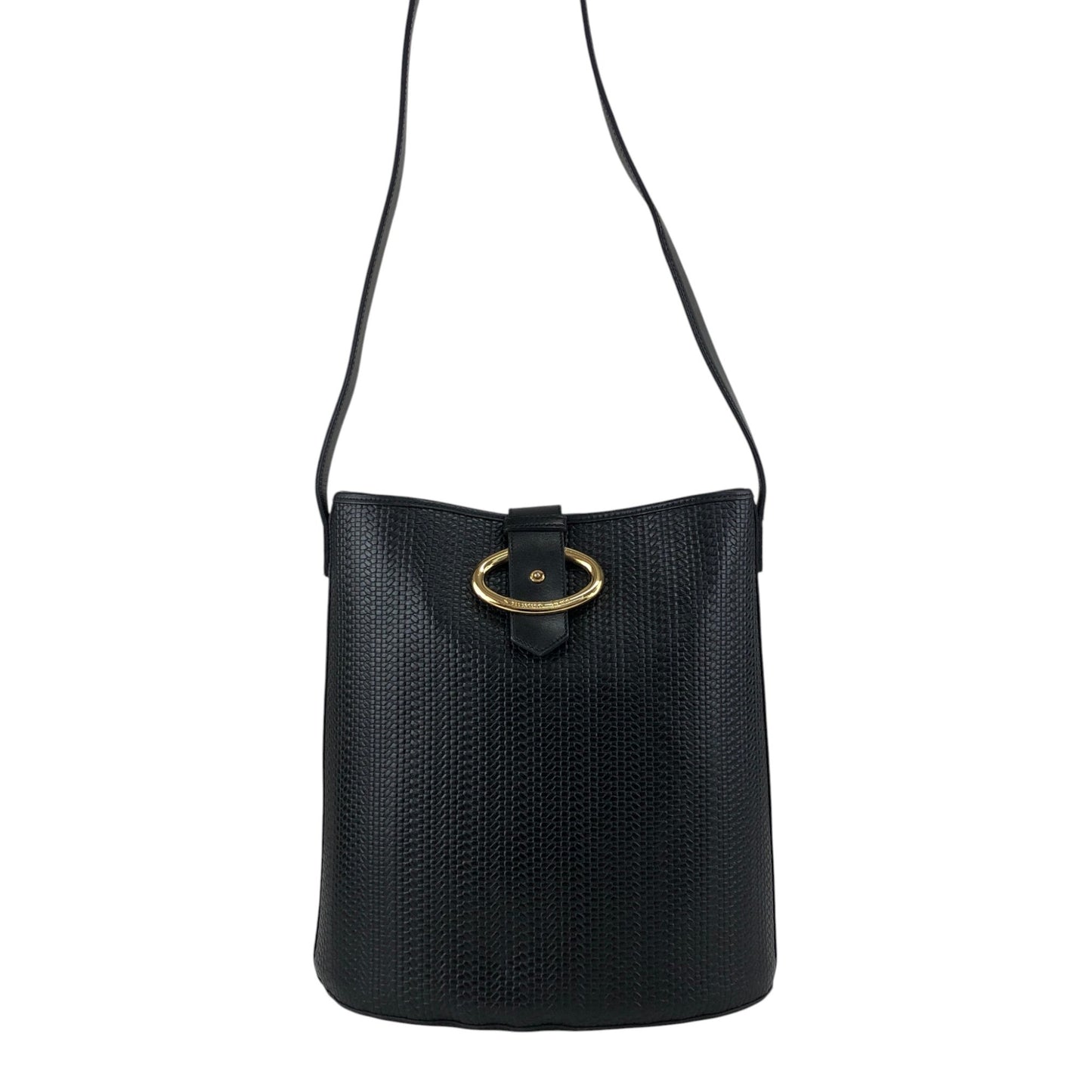 Christian Dior Logo Shoulder bag Black Vintage ysncmj