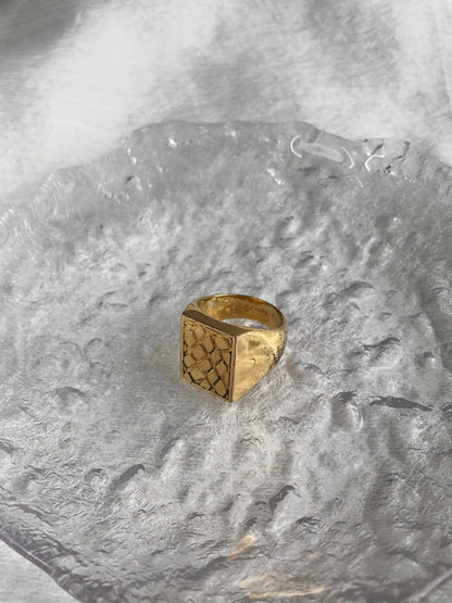 CELINE Ring Gold Vintage 2faadb