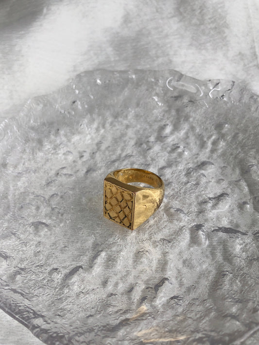 CELINE Ring Gold Vintage 2faadb