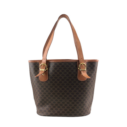 CELINE Macadam Blason Totebag Brown Vintage yvj7zp