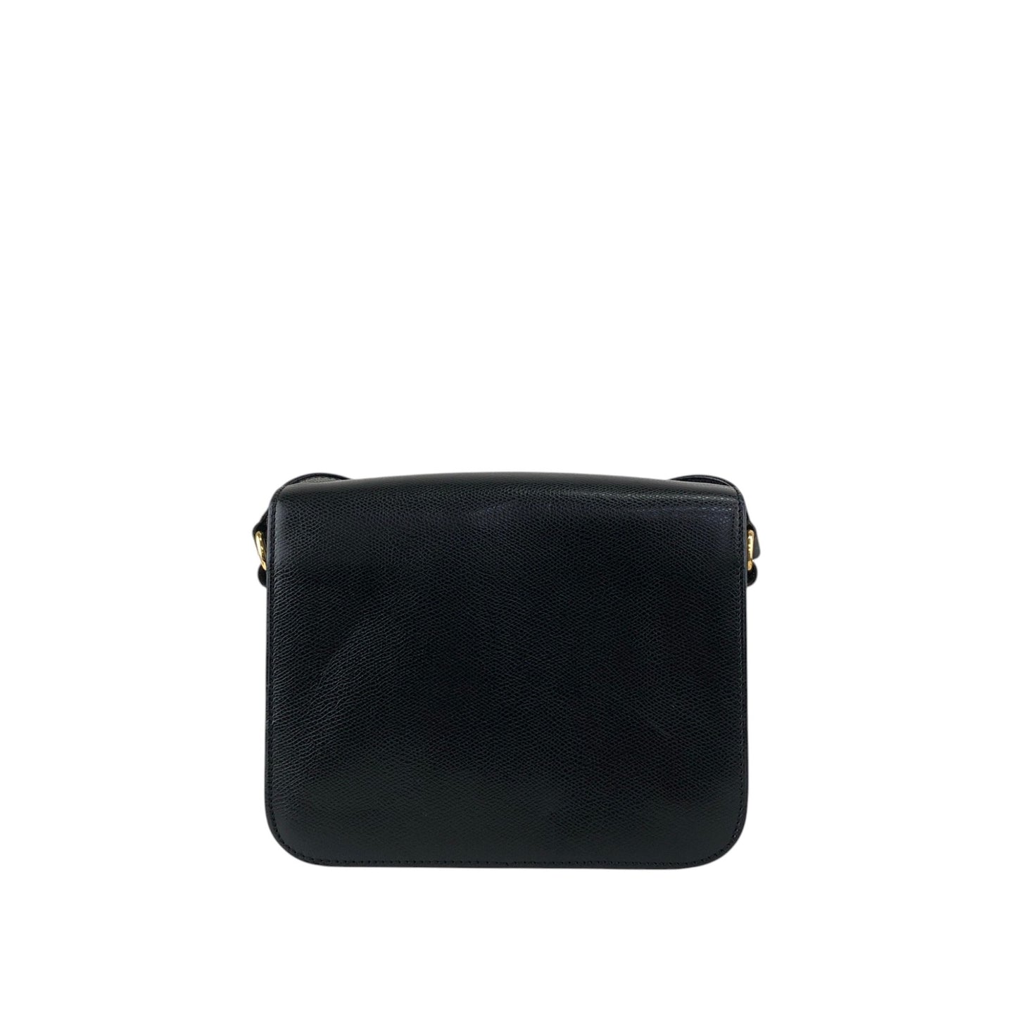 CELINE Turn Lock Shoulder bag Black Vintage jth6xy