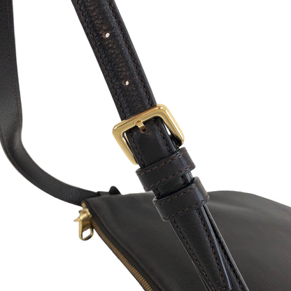 LOEWE Leather Shoulder bag Brown Vintage usk62t