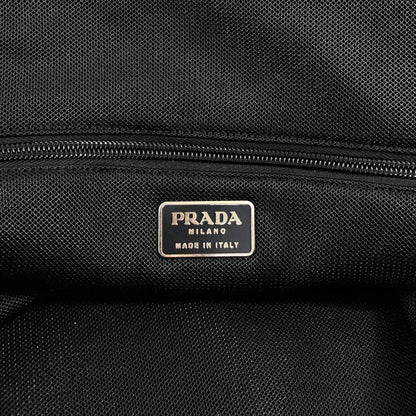 PRADA Tessuto Triangle Logo Totebag Black Vintage ehdcz6