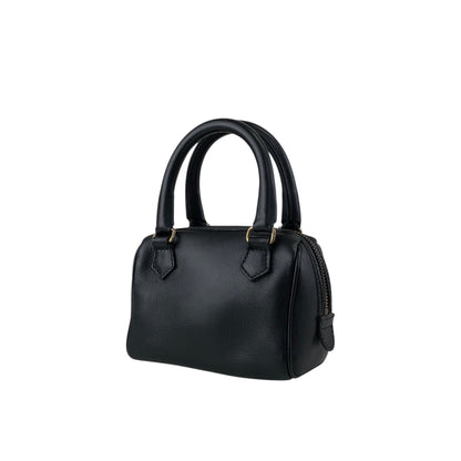 CELINE Two-way Small Handbag Shoulder bag Black Vintage tdajcw