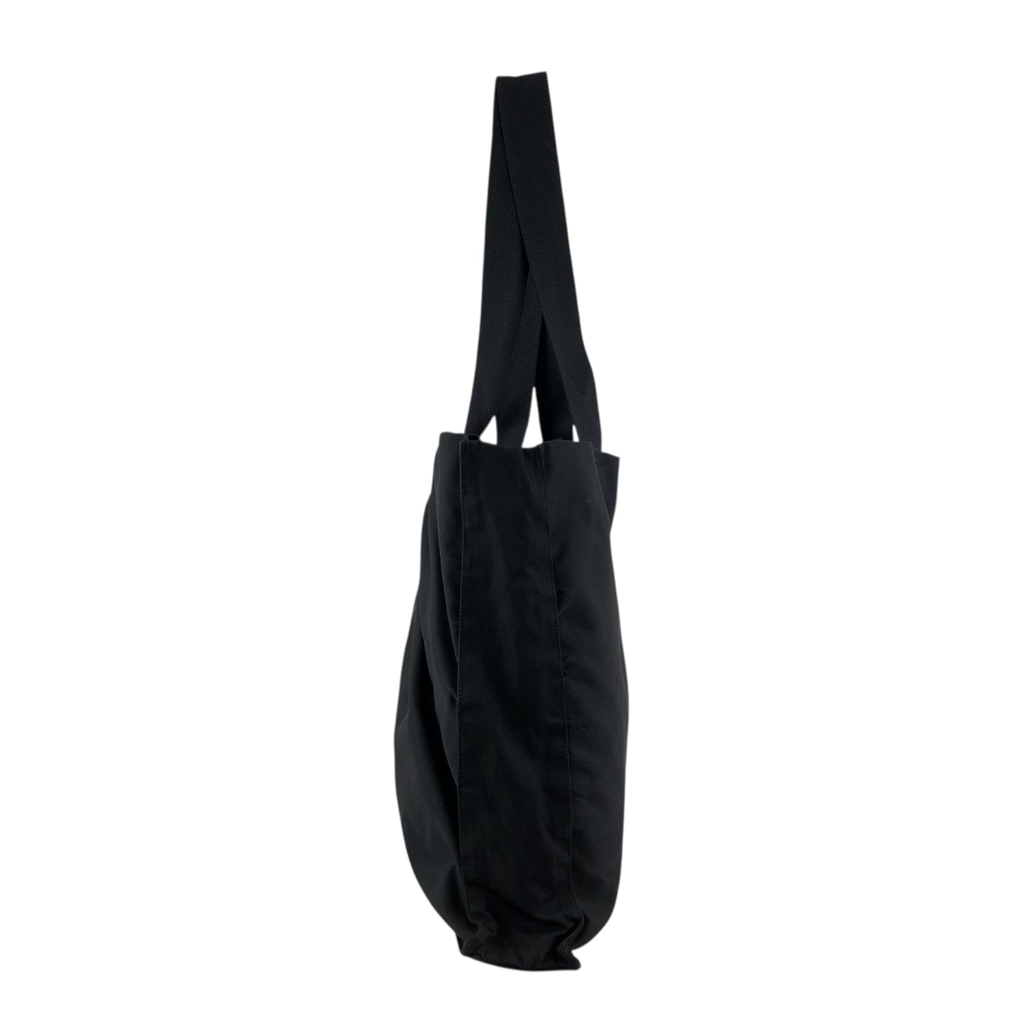 PRADA Tessuto Triangle Logo Totebag Black Vintage fzec6b
