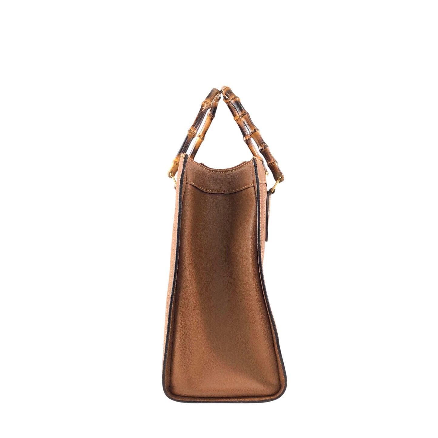 GUCCI Bamboo Handbag Brown Vintage  mxx3h2