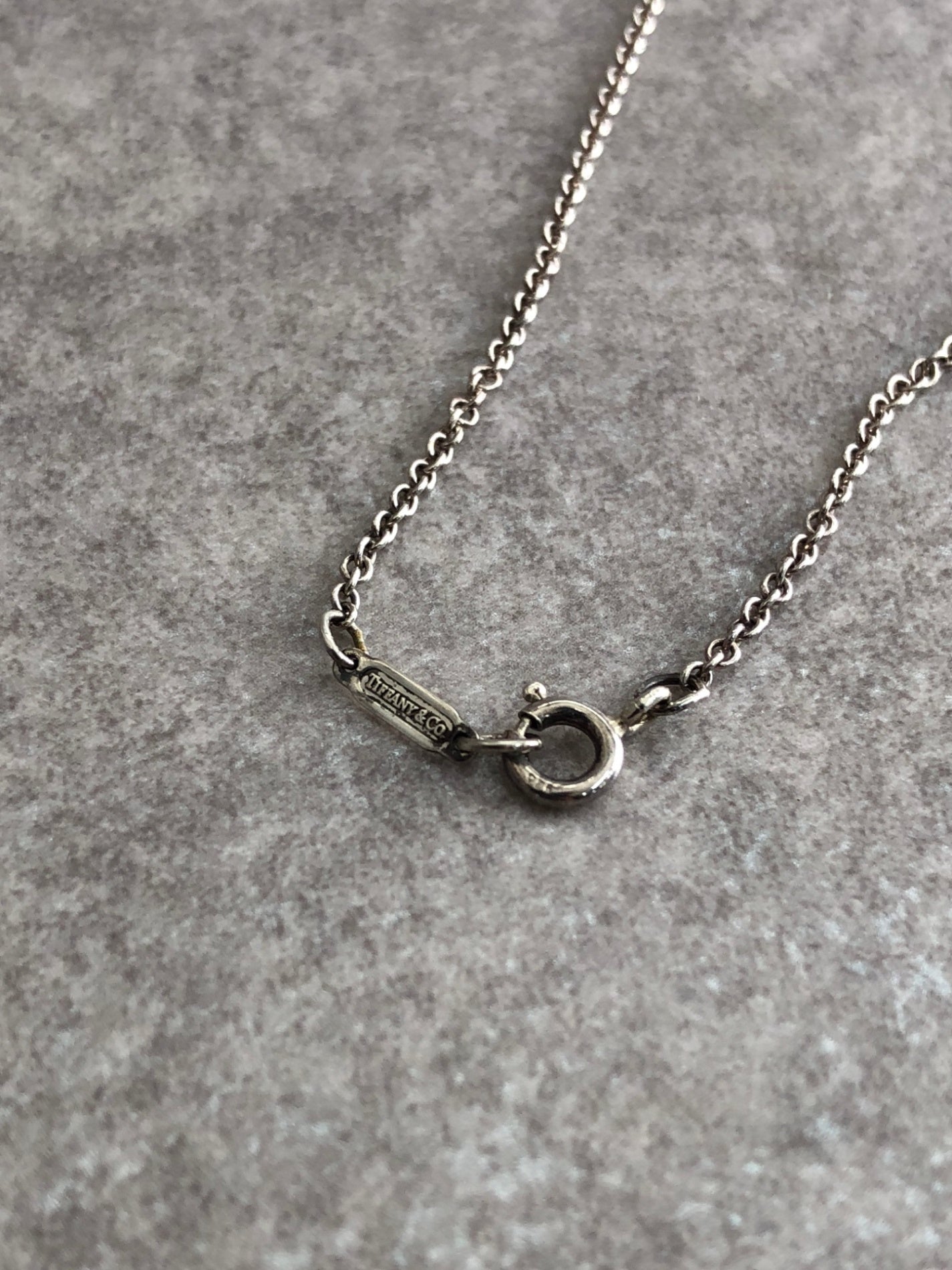 Tiffany & Co. Cross Motif Necklace Silver×Gold 925/K18YG Vintage yx53pr