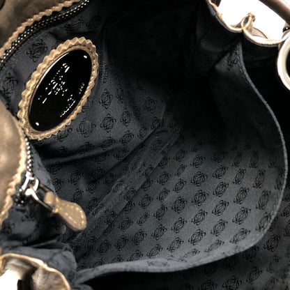 LOEWE Anagram Flamenco Tassel Drawstring Shoulder bag Bronze Vintage 757im3