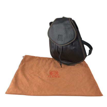 LOEWE Anagram Backpack Black Vintage 53w2pp
