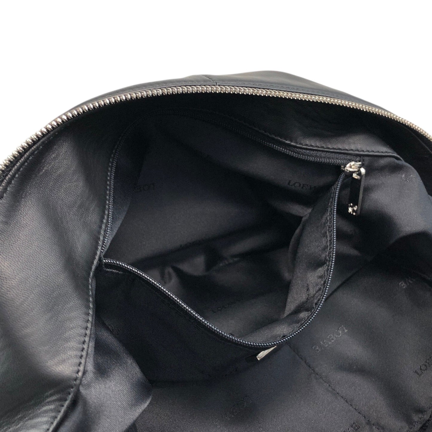 LOEWE Logo Shoulder bag Black Vintage yzt8gu