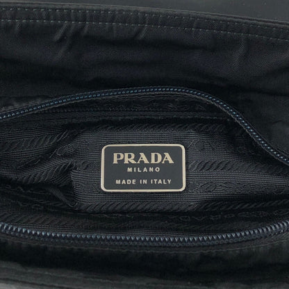 PRADA Tessuto Triangle Logo Totebag Black Vintage xn2y5c