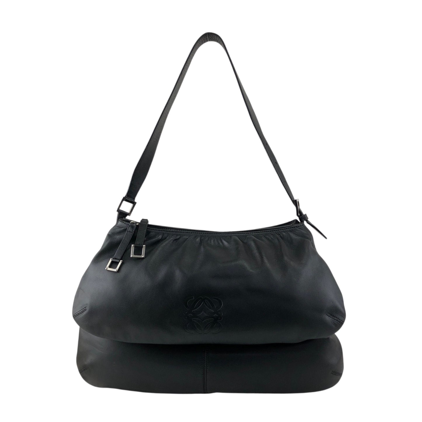 LOEWE Anagram Shoulder bag Black Vintage ymu5m6