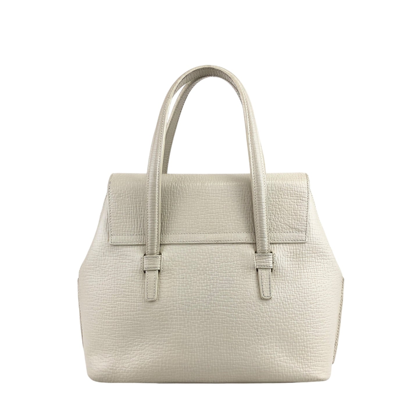 LOEWE Logo Handbag White Vintage gch7b5