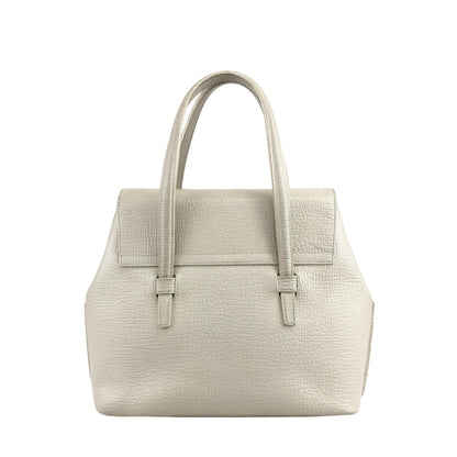 LOEWE Logo Handbag White Vintage gch7b5