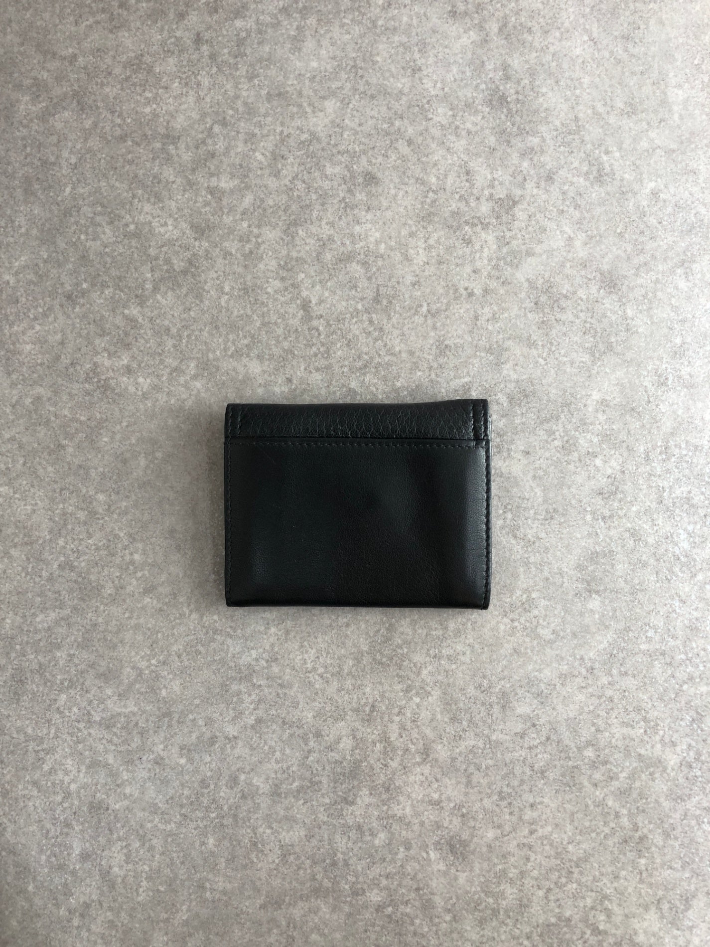 Christian Dior Logo Motif Coin Purse Black Vintage dzteww