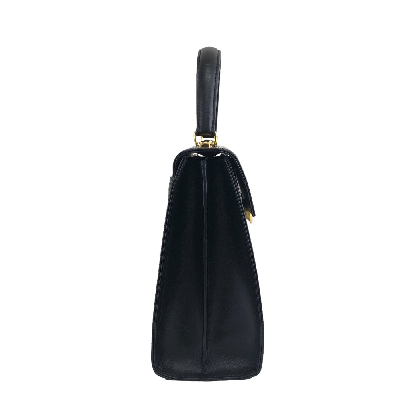 VALENTINO GARAVANI Logo Two-way Handbag Shoulder bag Black Vintage 2gjfkz