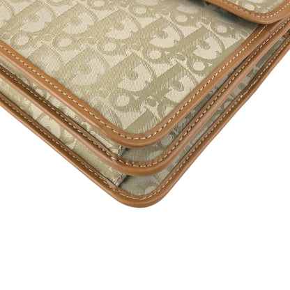 Christian Dior Trotter Handbag Beige Vintage dz5dit