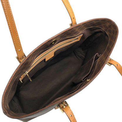CELINE Macadam Totebag Brown Vintage z8cjjc