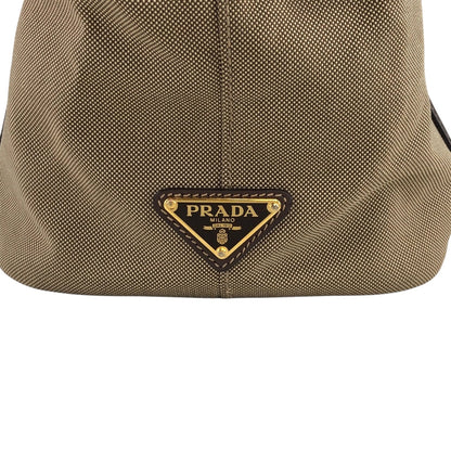 PRADA 標誌手袋 棕色 復古 7avgyx